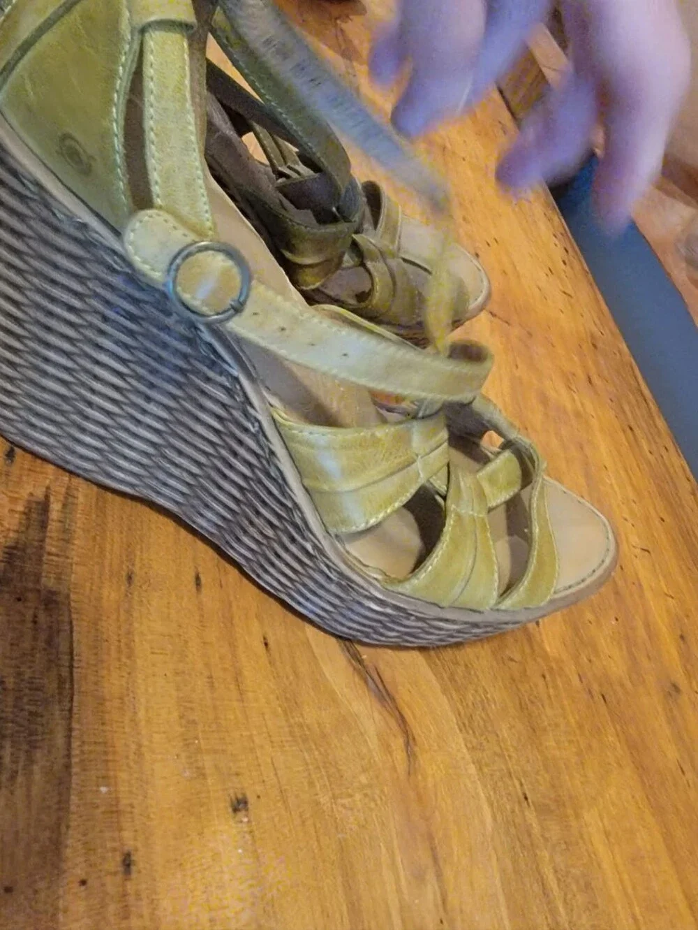 Born Y2K Green Leather 1.5